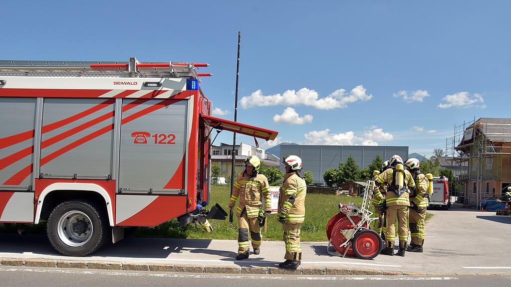 Gasflaschenbrand in Grödig