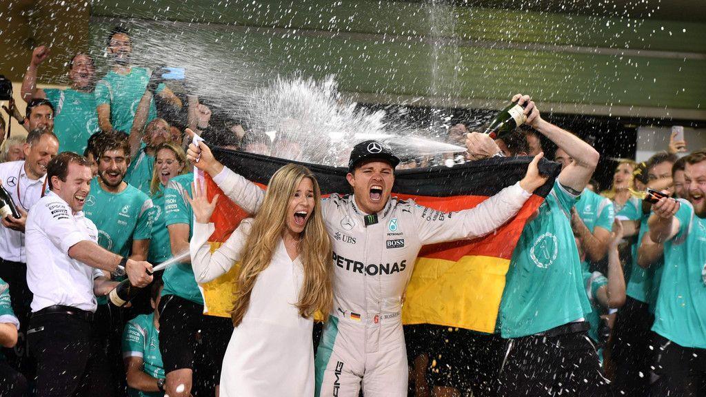 Rosberg feiert in Abu Dhabi