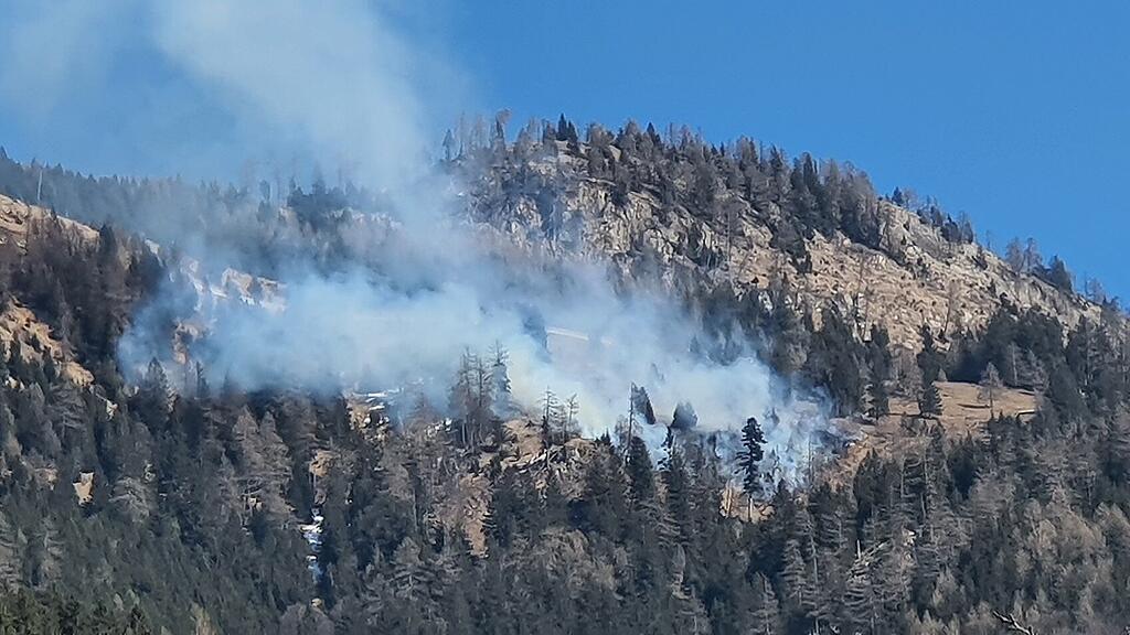 Waldbrand Spittal an der Drau