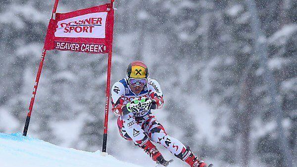 Hirscher gewann erstmals bei einem Speed-Bewerb