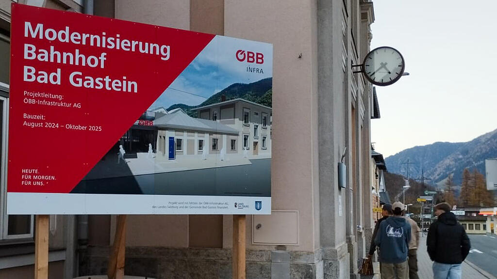 Modernisierung Bahnhof Bad Gastein