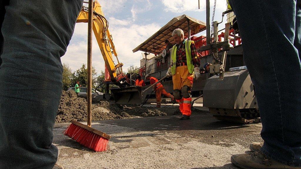 A1: Asphaltierungsarbeiten gestartet