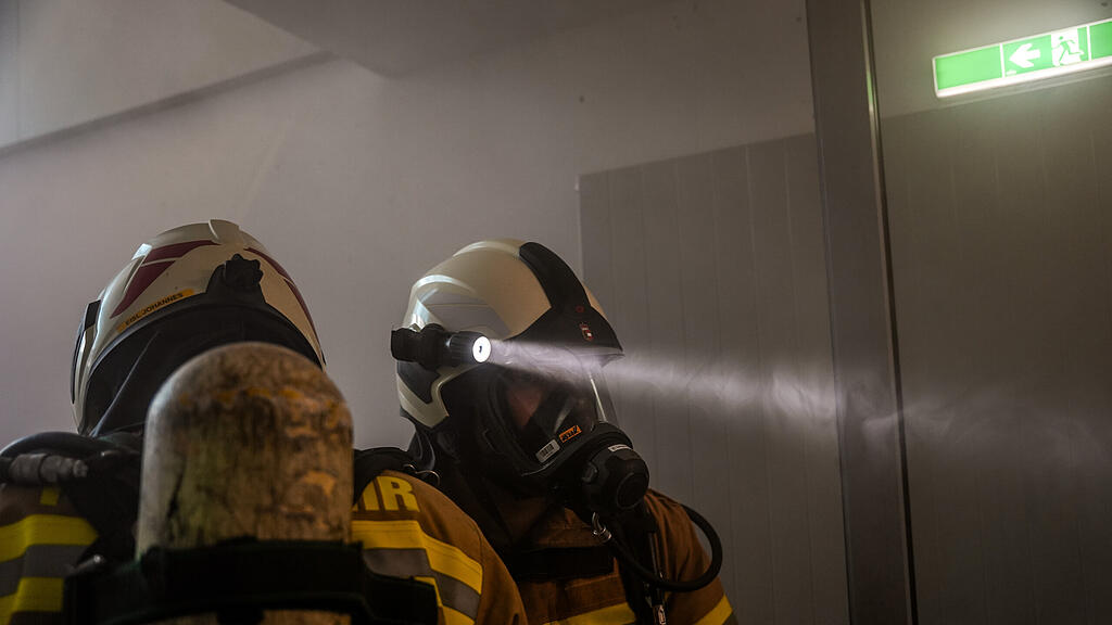 Feuerwehr \u00dcbung im Thalgauer Seniorenheim