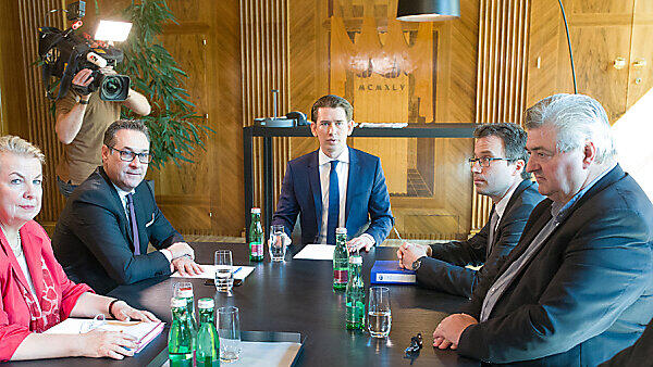 Treffen im Bundeskanzleramt