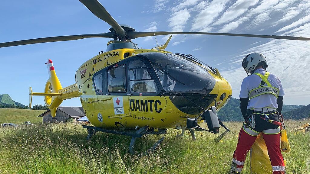 Traktor-Absturz in Hintersee