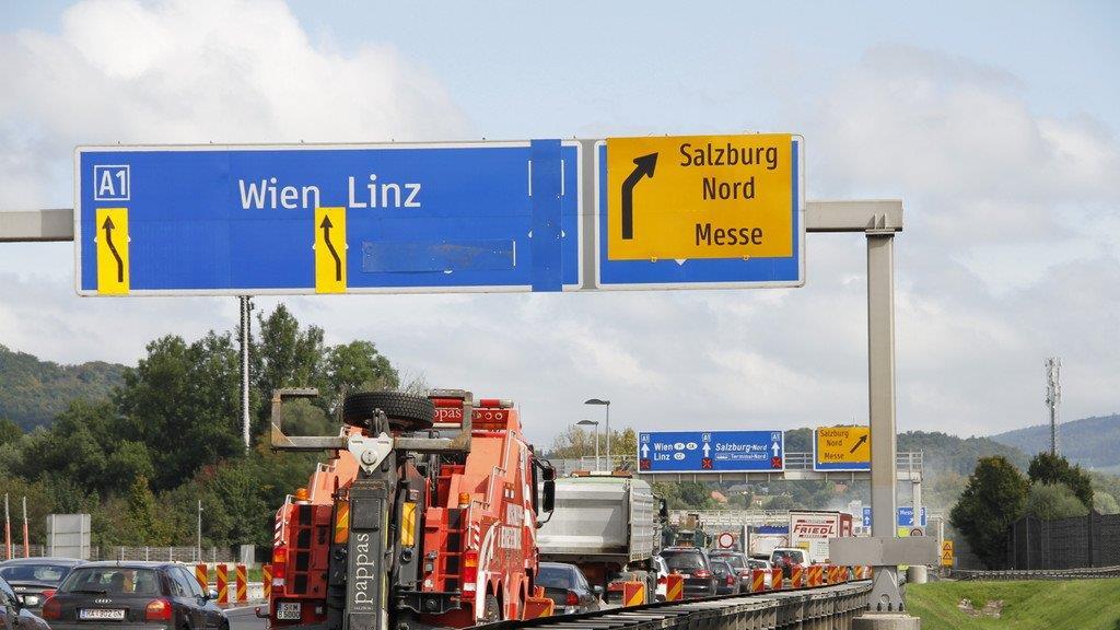 Neue Verkehrsführung bei Salzburg-Mitte