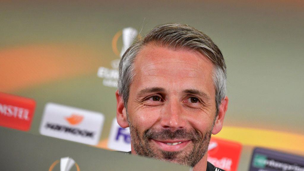 Pressekonferenz vor EL-Halbfinale