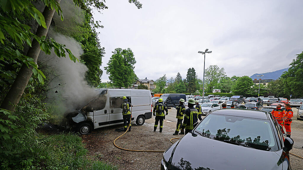 Fahrzeugbrand in Bad Reichenhall