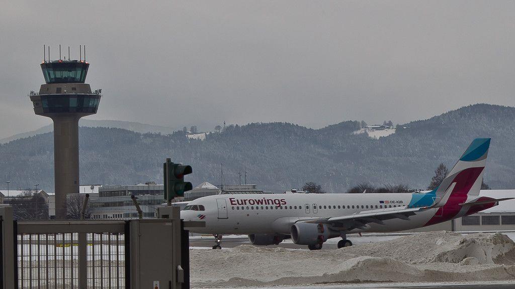 Eurowings landet A320 erstmals in Salzburg II