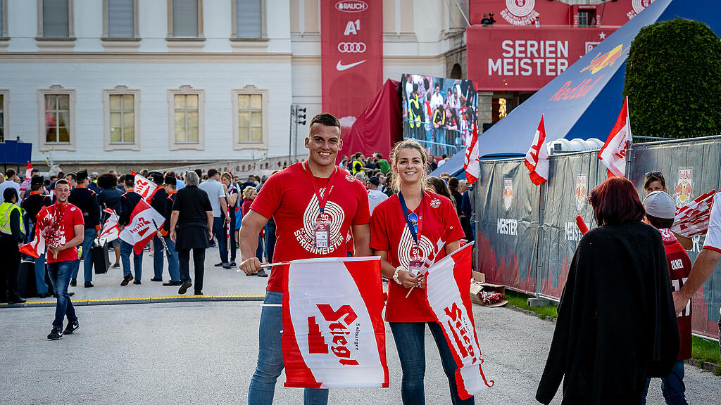 Red Bull Salzburgs Meisterfeier I