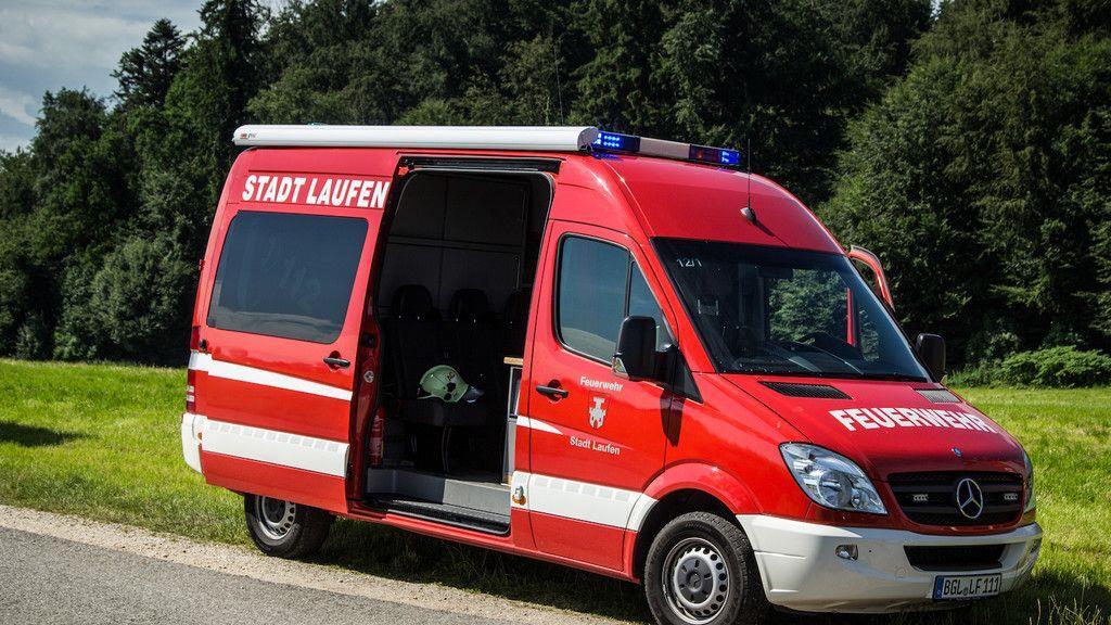 Zwei Verletzte bei Kreuzungscrash bei Laufen