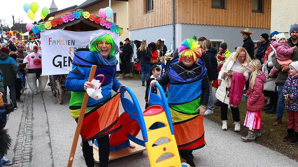 Faschingsumzug der Trachtenmusikkapelle Elsbethen