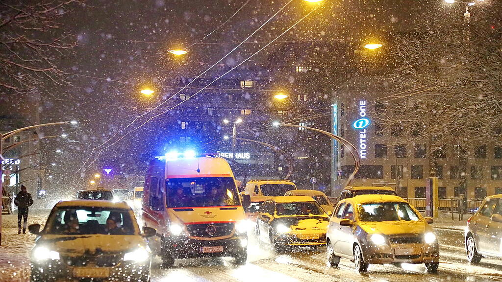 Schneechaos in Salzburg