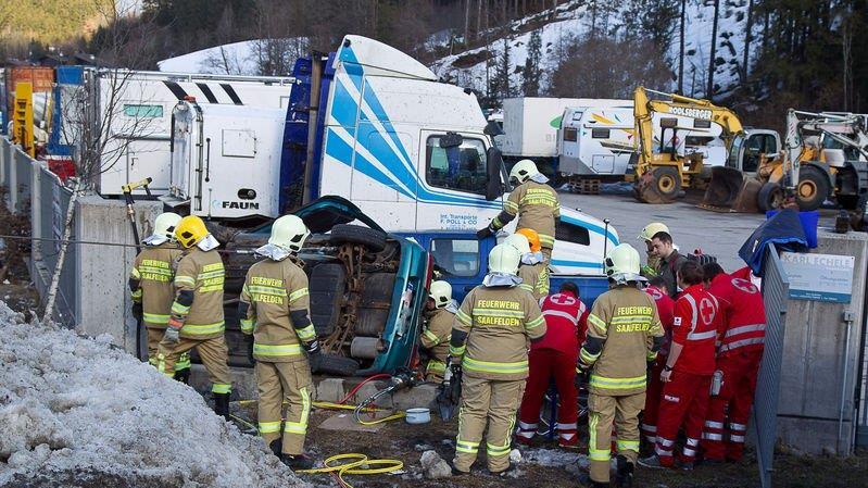 Schwerer Crash in Saalfelden
