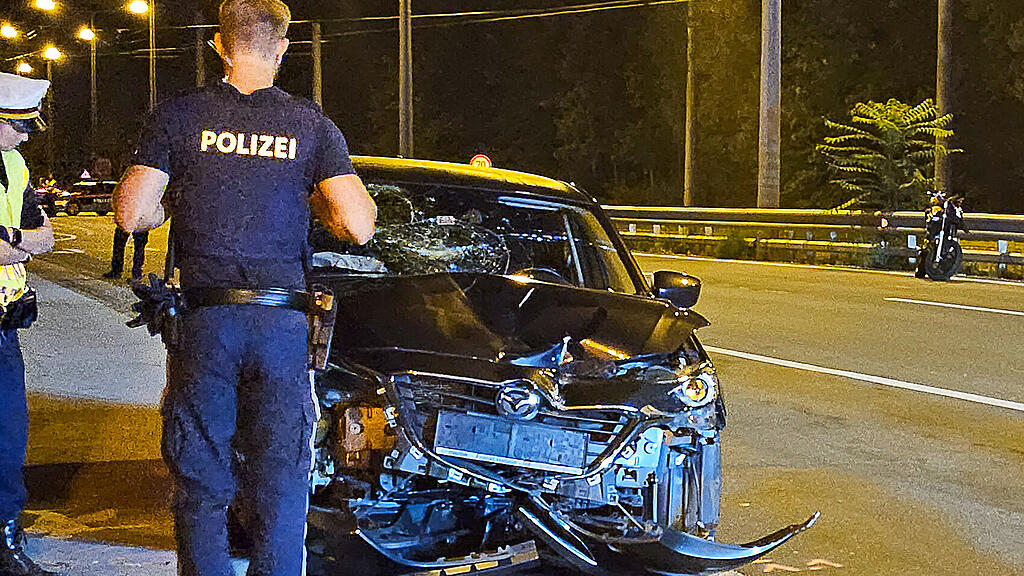 Moped contra Auto Alpenstraße
