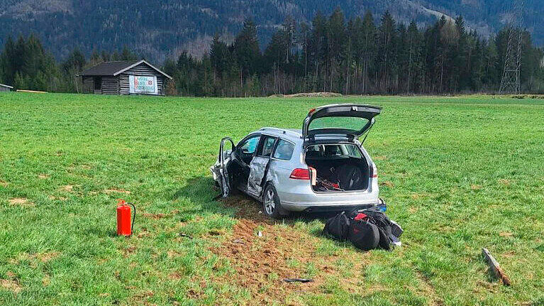 Fünf Verletzte bei Crash in Maishofen