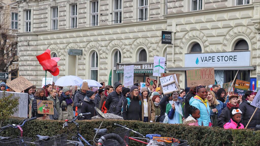 Klimastreik in Salzburg