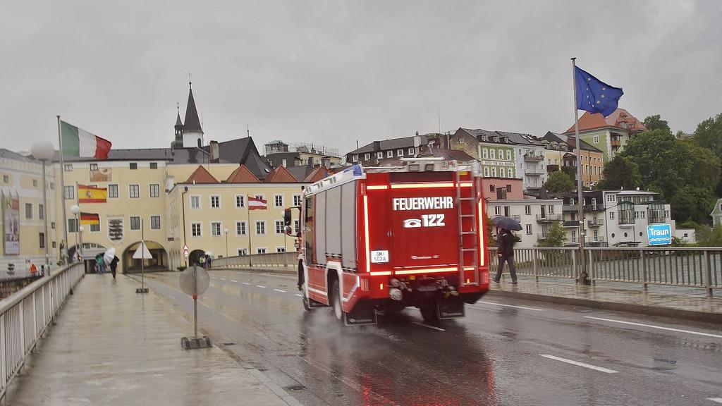Hochwasser in Gmunden