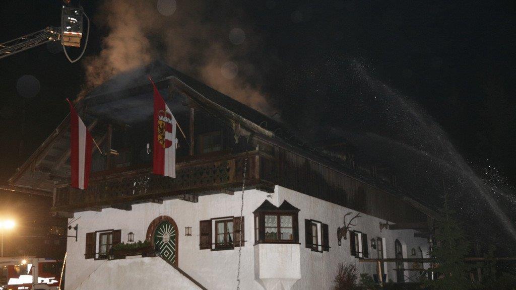 Feuerwehreinsatz in Großgmain