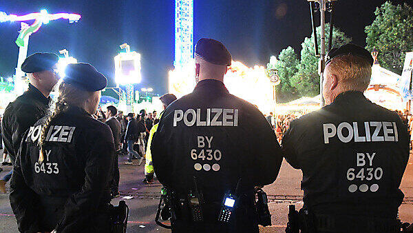 Polizeieinsatz beim Münchner Oktoberfest