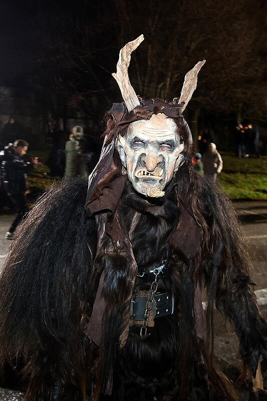 St. Leonhard Krampus-Show beim Untersberg
