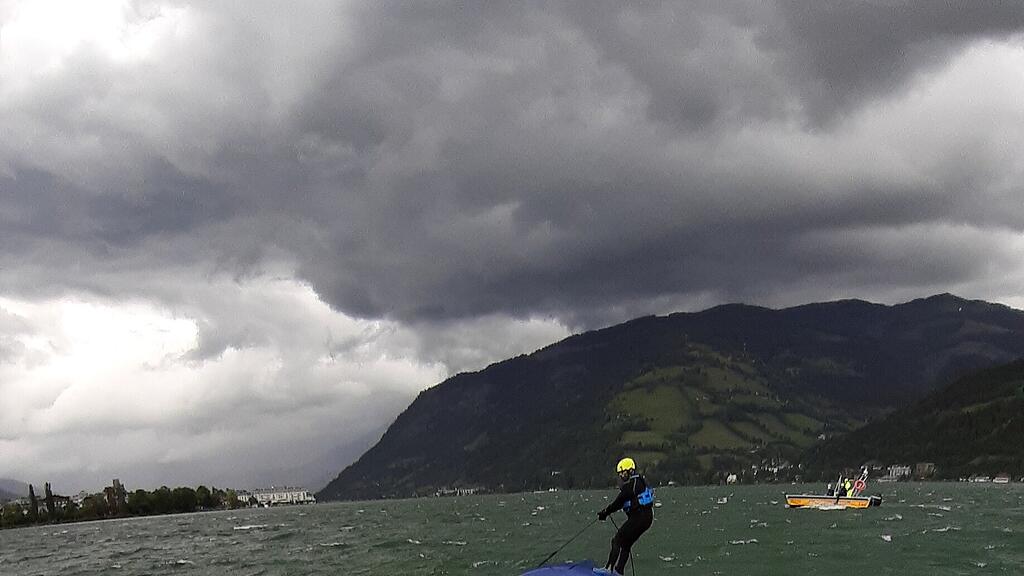 Wasserrettung Einsatz Zeller See