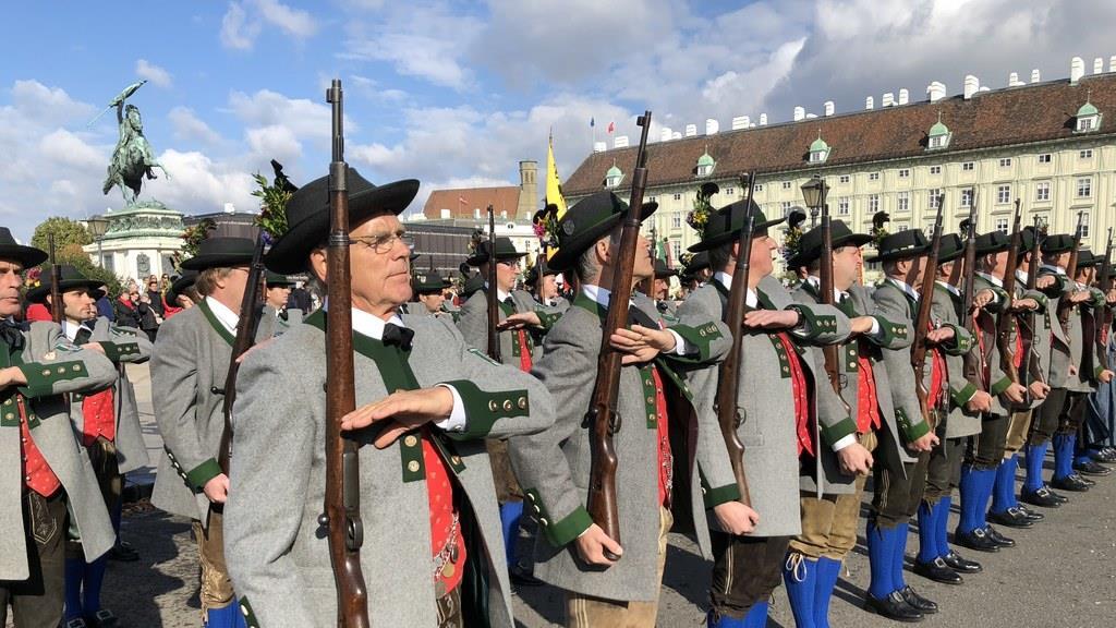 Salzburger Schützen in Wien