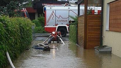 Hochwasser in Kaprun