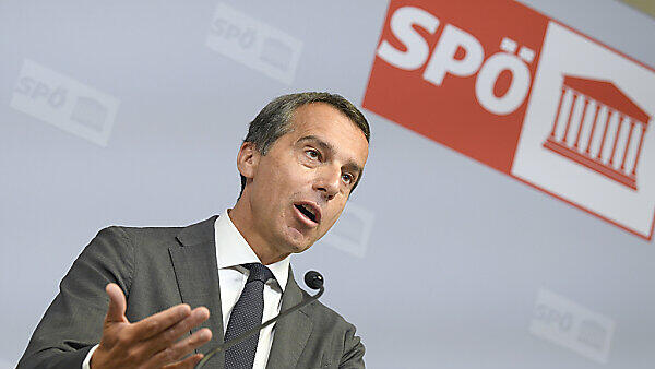 SPÖ-Vorsitzender Kern hob den Klimawandel thematisch hervor