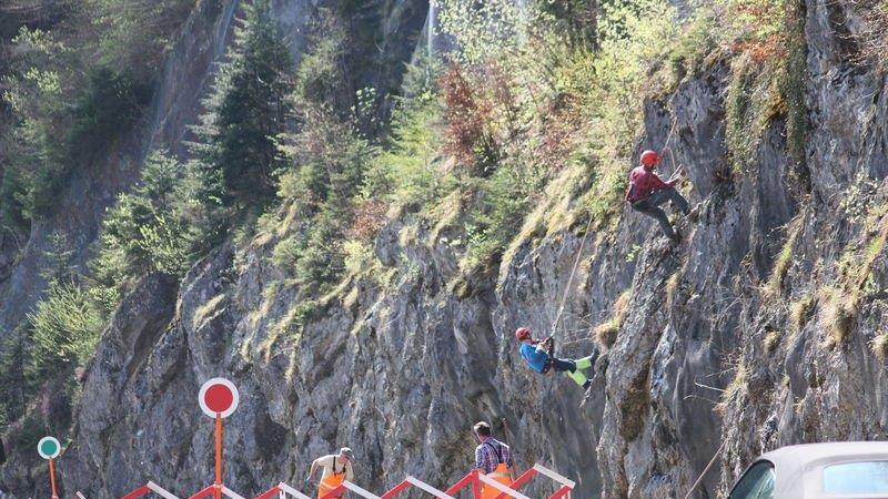 Bergputzer im Einsatz