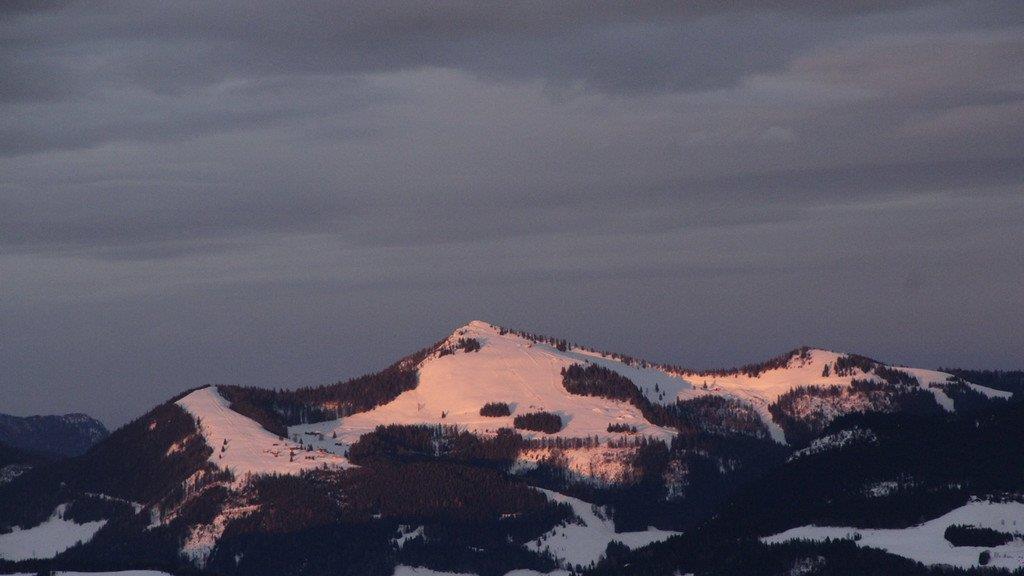 Sonnenuntergang über Berchtesgaden