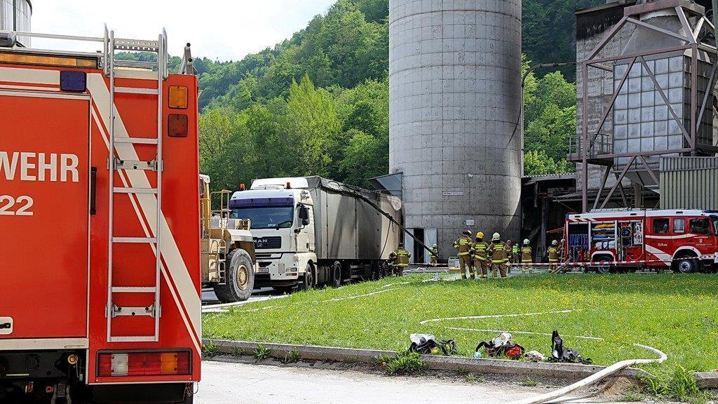 Leube: Feuerwehr im Großeinsatz