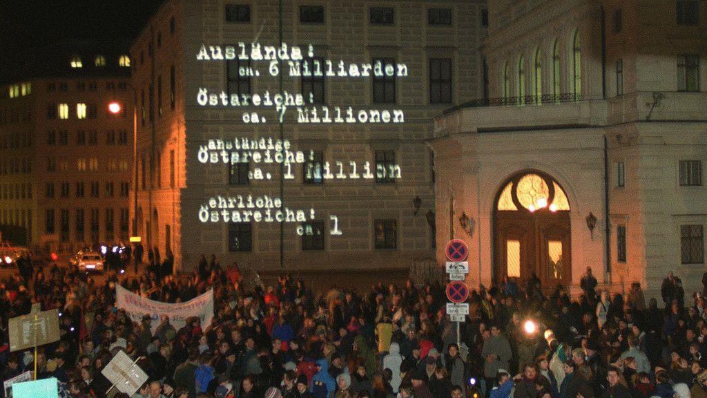 Opernball-Demo im Jahr 2000