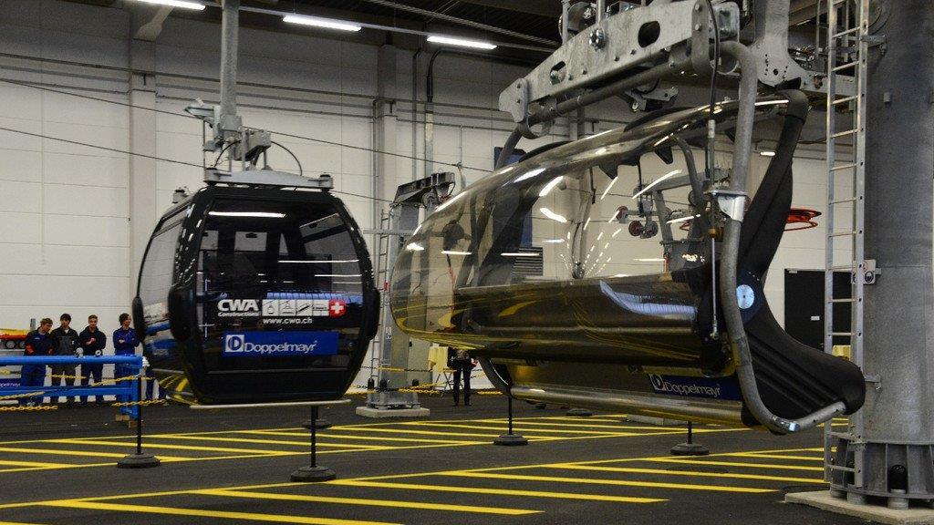 Indoor-Seilbahn in Hallein