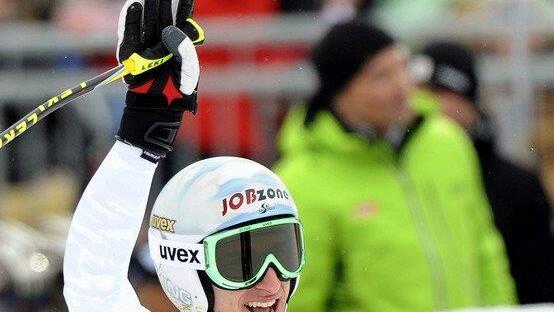 Matthias Mayer hinter Svindal Super-G-Zweiter in "Kitz"