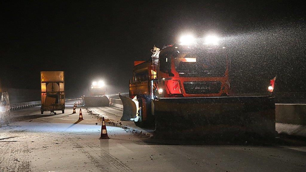 Rodungsarbeiten an der A1