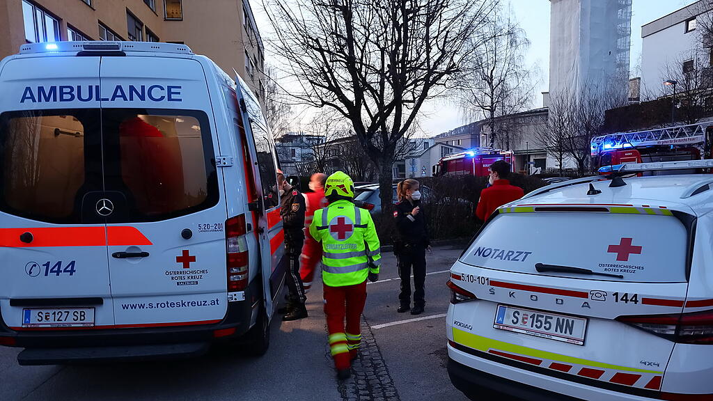 Küchenbrand Erentrudisstraße 25.3.2021