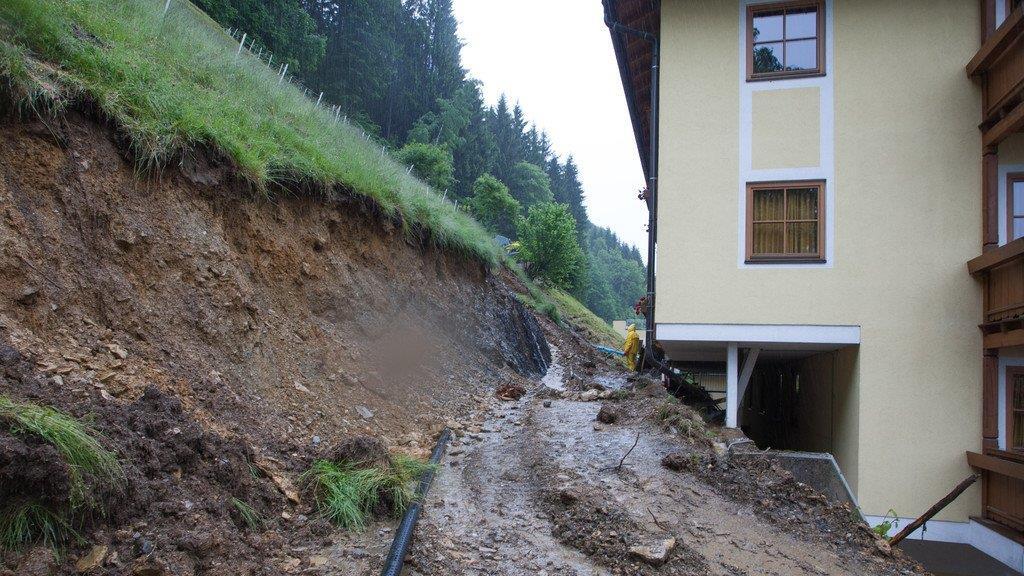 Murenabgänge im Pinzgau