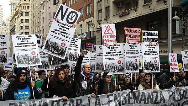 Reform führt Spanien in die "1950er-Jahre zurück"