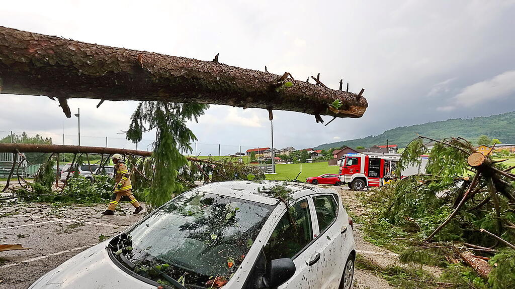 Unwetter Hallwang