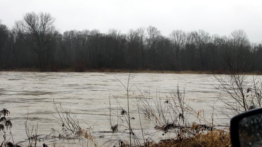 Hochwasser bei Firdolfing