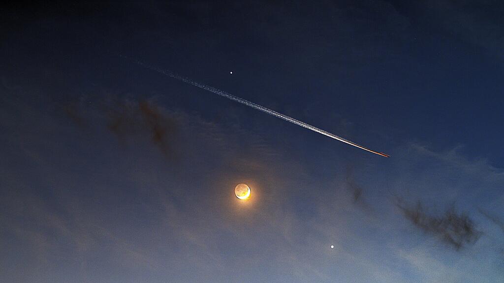 Venus und Jupiter am Himmel zu sehen
