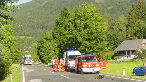 Unfall auf B95