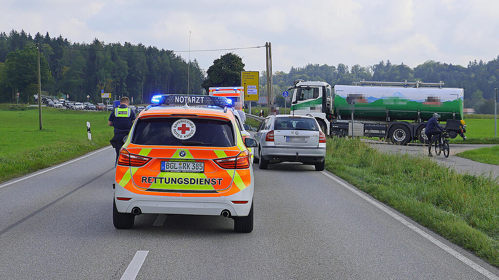 Radfahrerunfall Piding