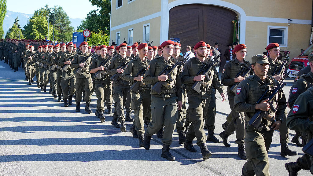Feierliche Angelobung von 305 Rekruten