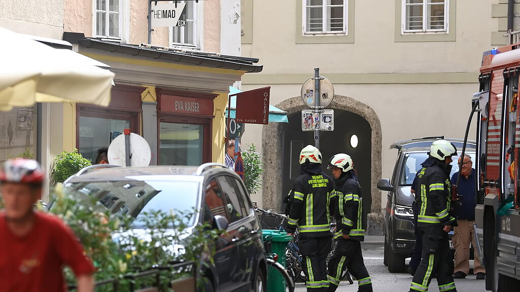 Brand in Salzburger Kaigasse
