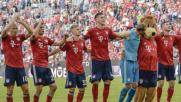 Die Bayern liegen damit 2 Punkte vor ihren Verfolgern