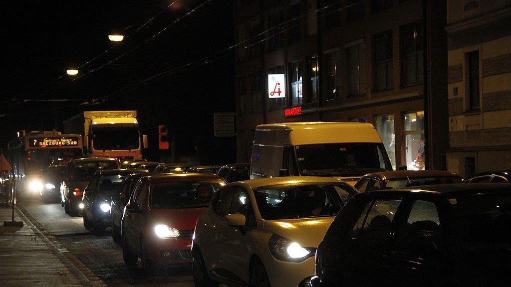 Verkehrskollaps in der Stadt Salzburg