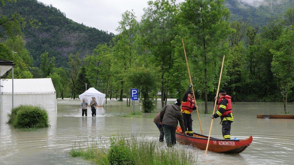 Hochwasser in Ebensee, II