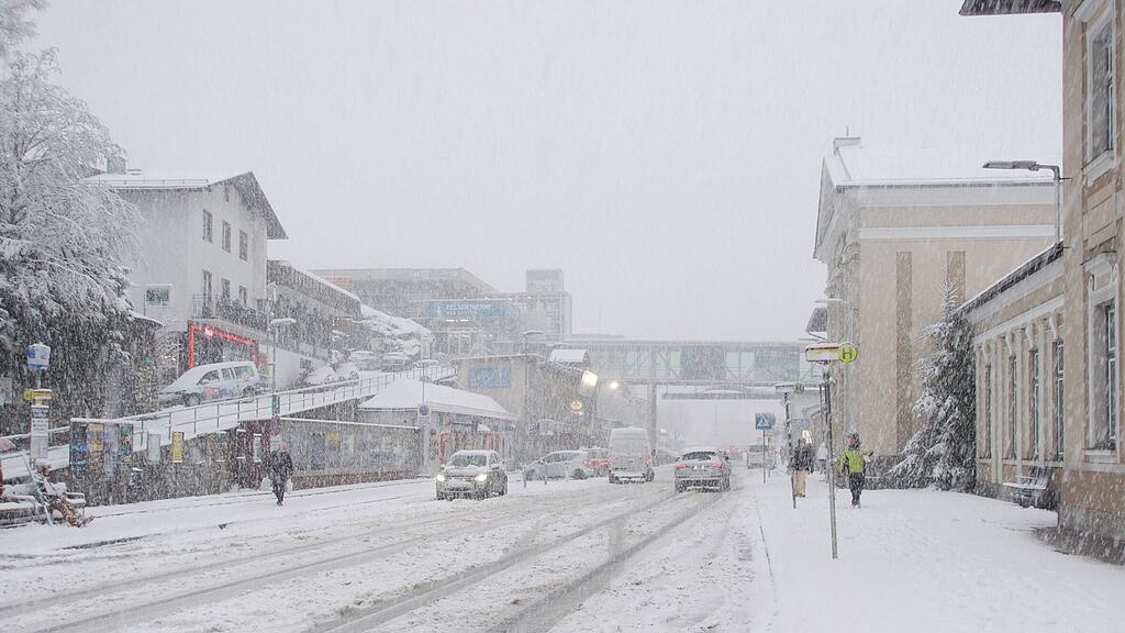 Schneef\u00e4lle in Bad Gastein